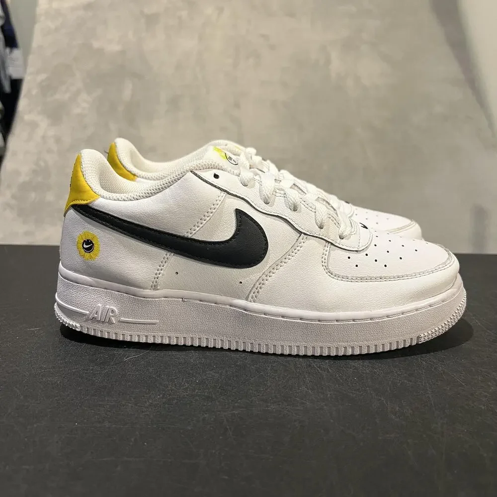Nike Air Force 1 Shoes Youth Size 5.5Y White Black Have A Nike Day DM0983-101